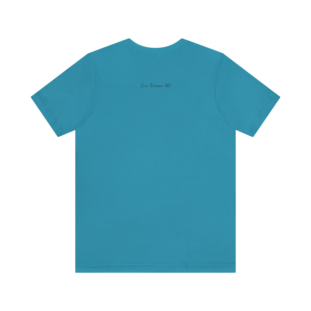 In the Present white/green/silver/teal/pink  Unisex Jersey Short Sleeve Tee