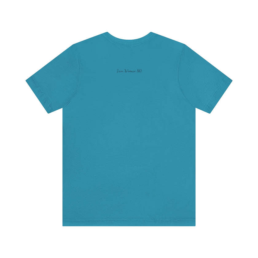 In the Present white/green/silver/teal/pink  Unisex Jersey Short Sleeve Tee