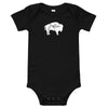 Native Bison White Baby short sleeve one piece