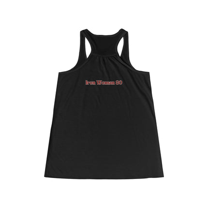 Rez-ilient Black, Pink or White Women's Flowy Racerback Tank