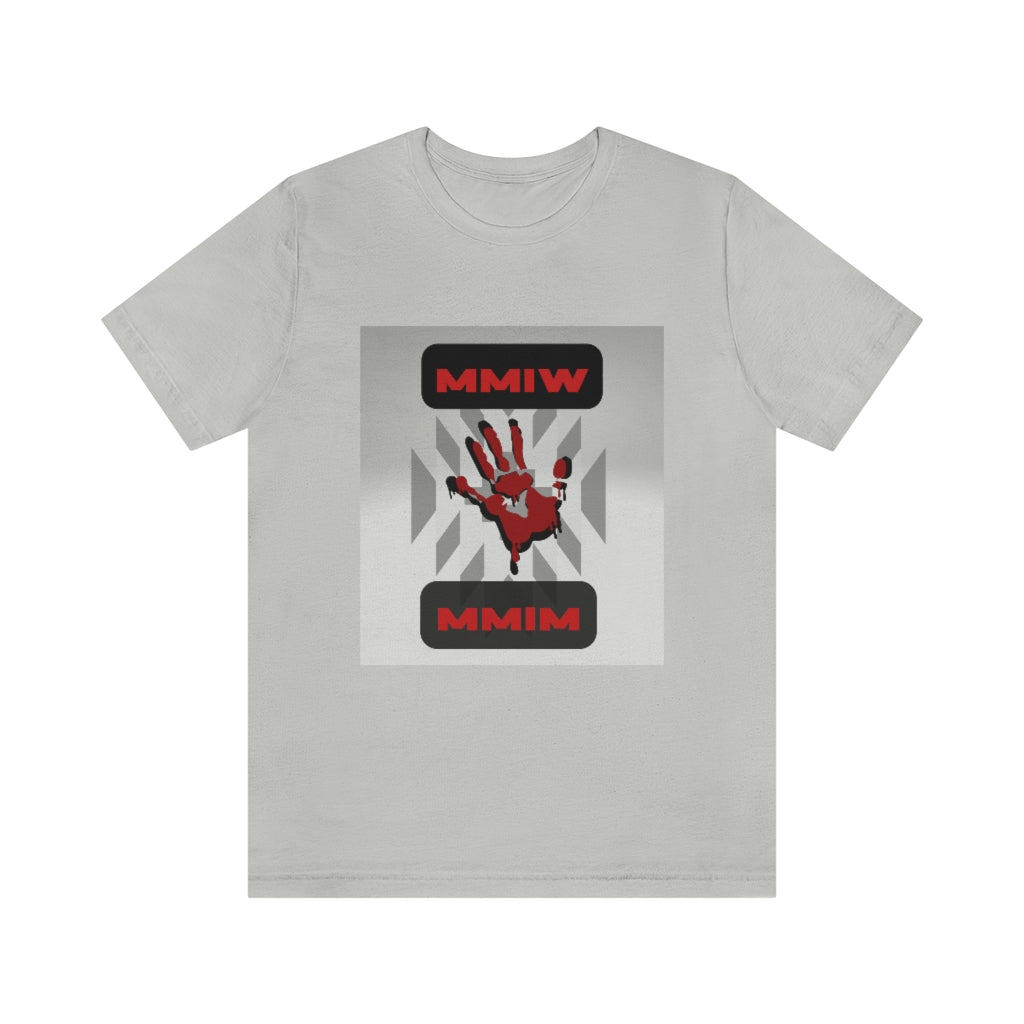 MMIM MMIW white/black/silver/gray/blue  Unisex Jersey Short Sleeve Tee