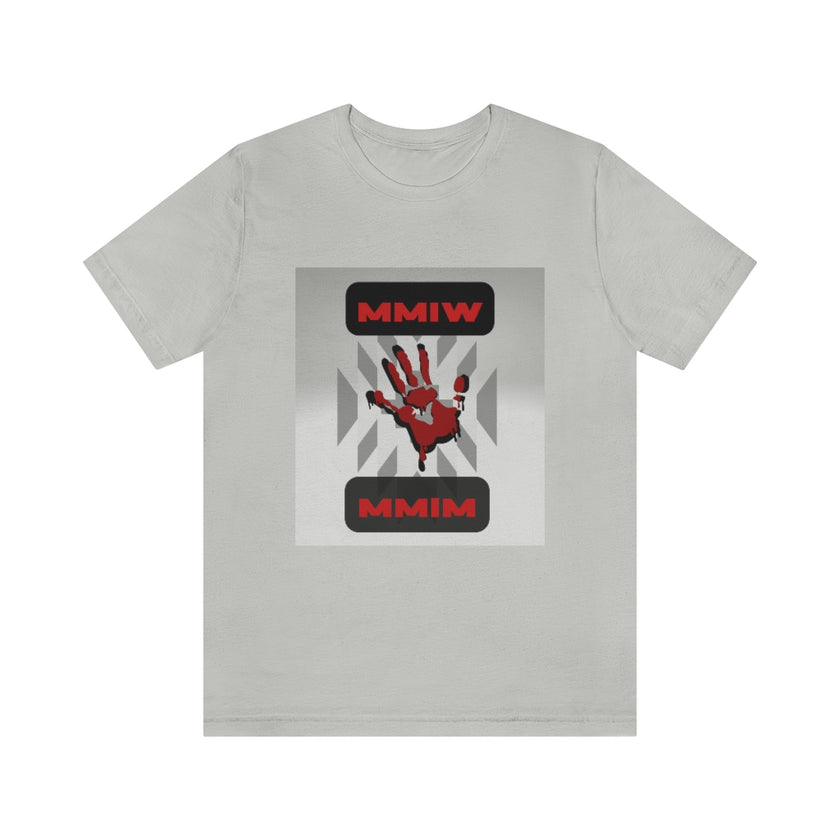 MMIM MMIW white/black/silver/gray/blue  Unisex Jersey Short Sleeve Tee
