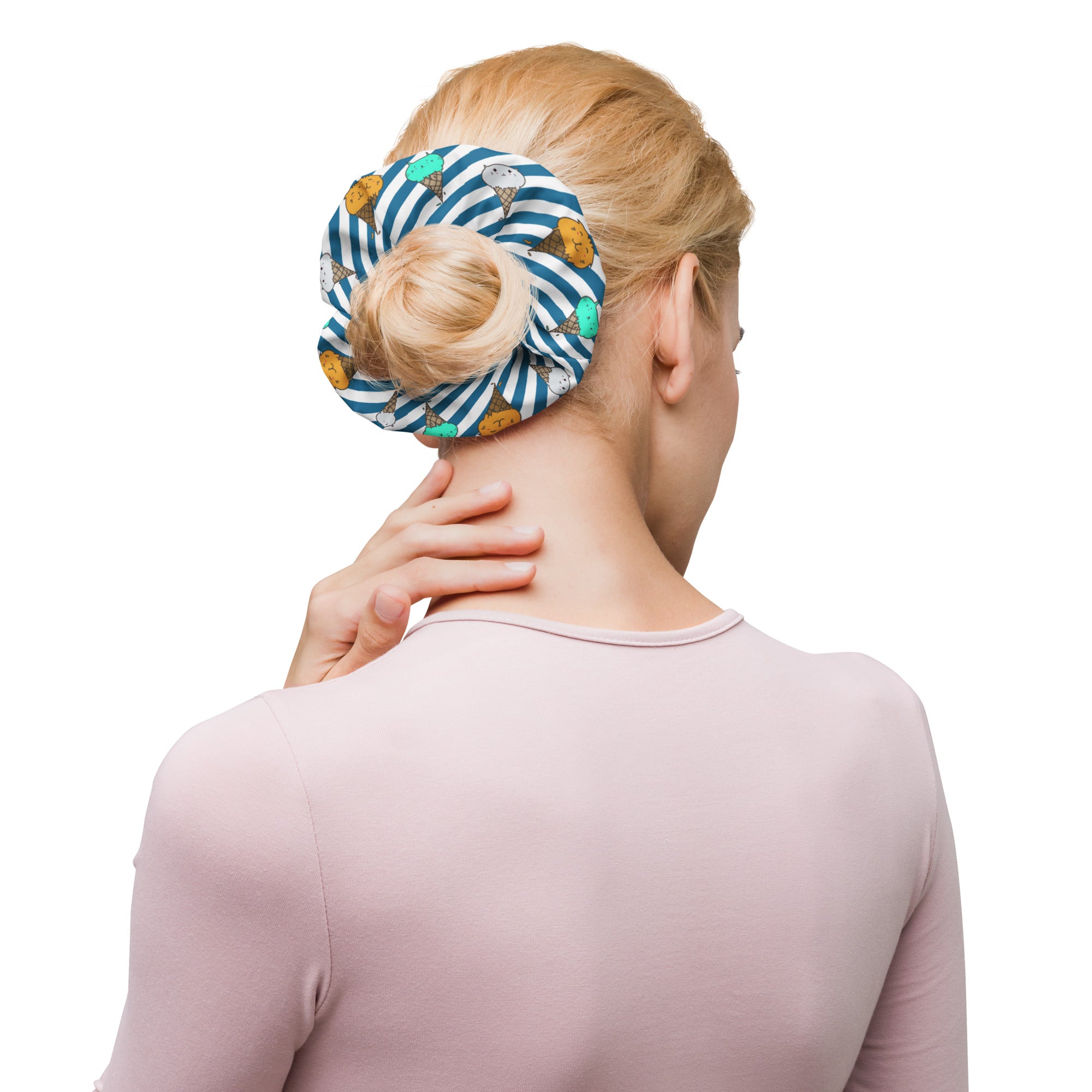 Cute Cat Cones Scrunchie