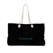 Native Bison and Pattern White Weekender Bag