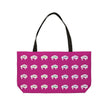 Magenta-Rainbow Native White Innii-Bison-Native Collection-Iron Woman 80 Weekender Tote Bag