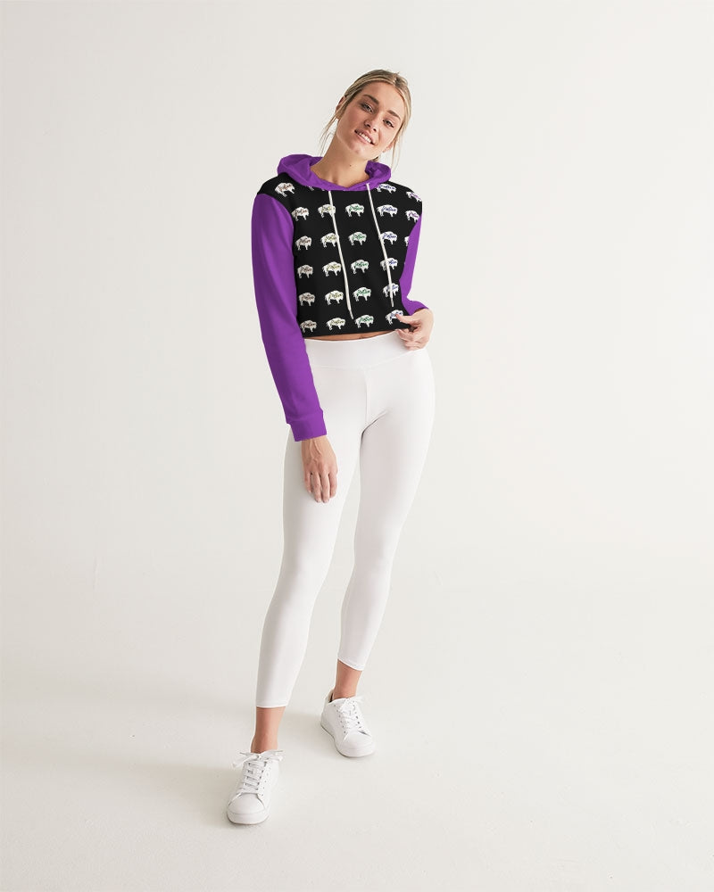 Native Women Women's Cropped Hoodie