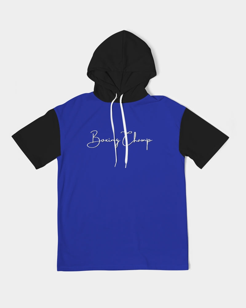 Boxing Male Men's Premium Heavyweight Short Sleeve Hoodie