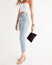 Pink Geometric Native Pattern Wristlet