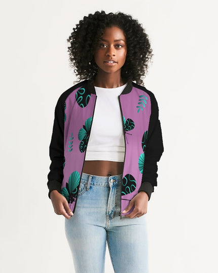 Women Yoga & Positive Vibes Women's Bomber Jacket