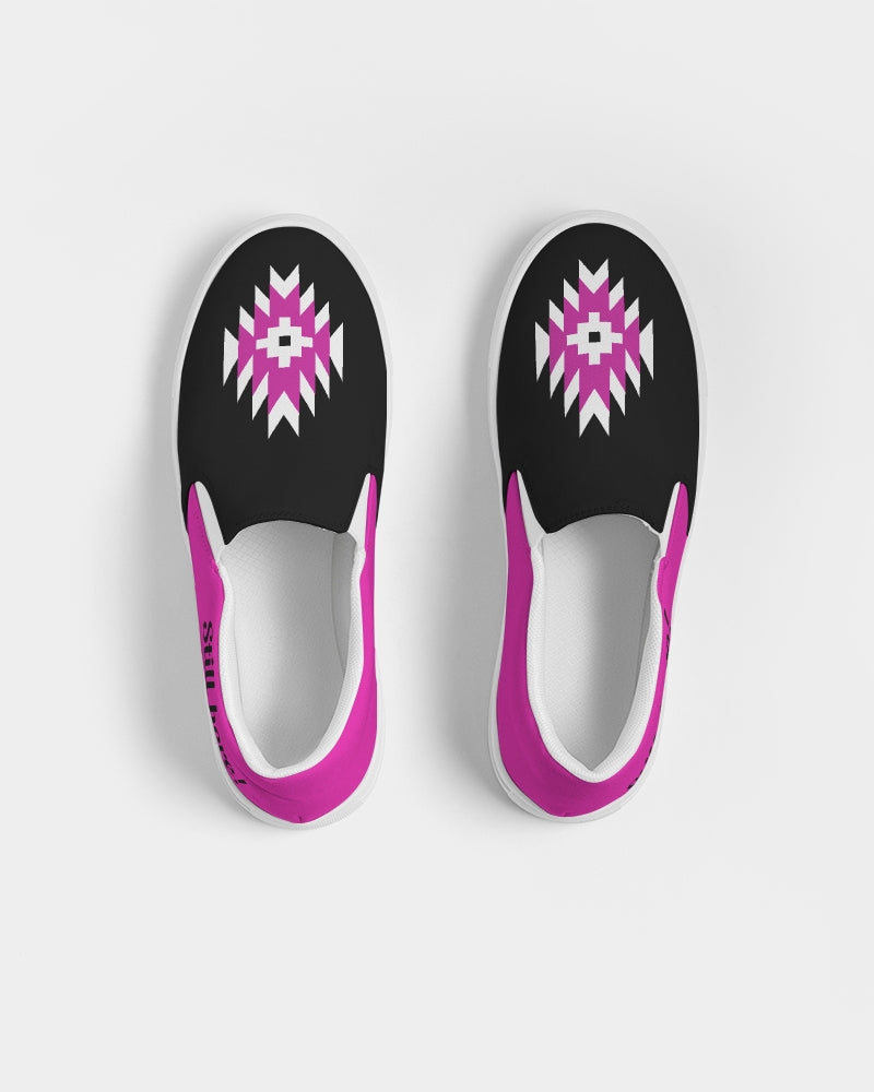 Black Women's Slip-On Canvas Shoe