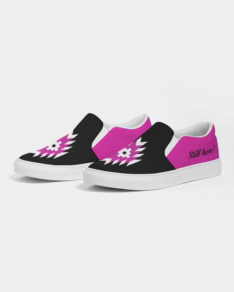 Black Women's Slip-On Canvas Shoe