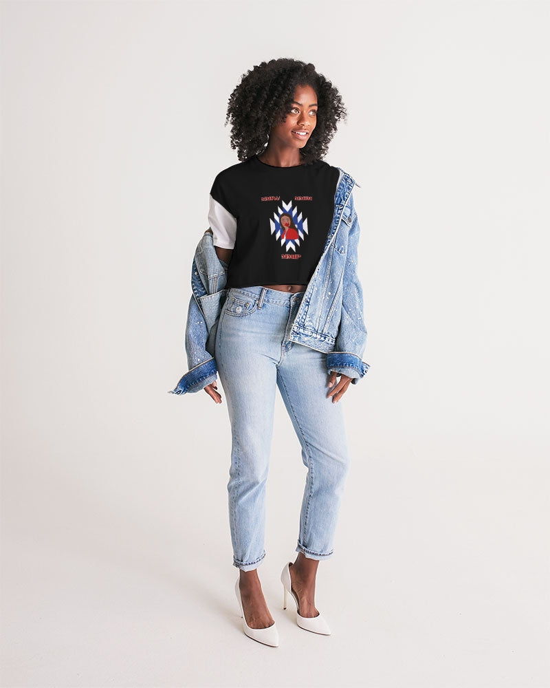 Native MMIP Women's Lounge Cropped Tee