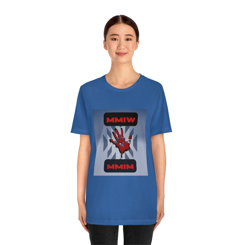MMIM MMIW white/black/silver/gray/blue  Unisex Jersey Short Sleeve Tee