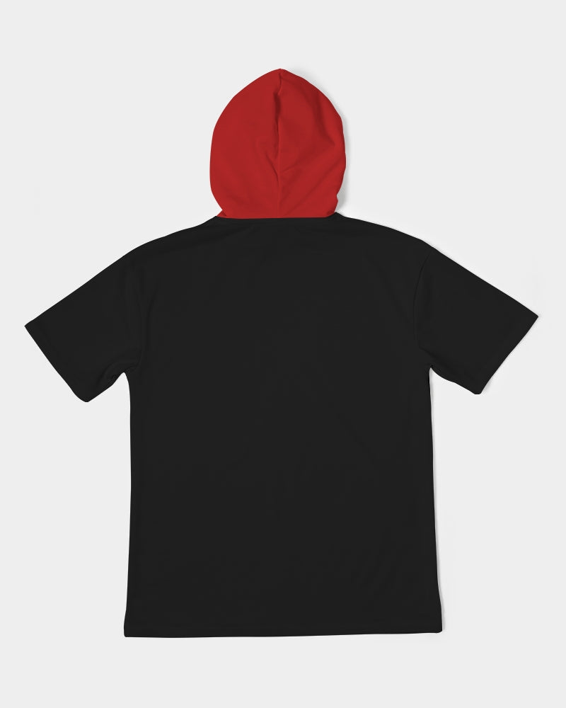 Boxing Red Men's Premium Heavyweight Short Sleeve Hoodie