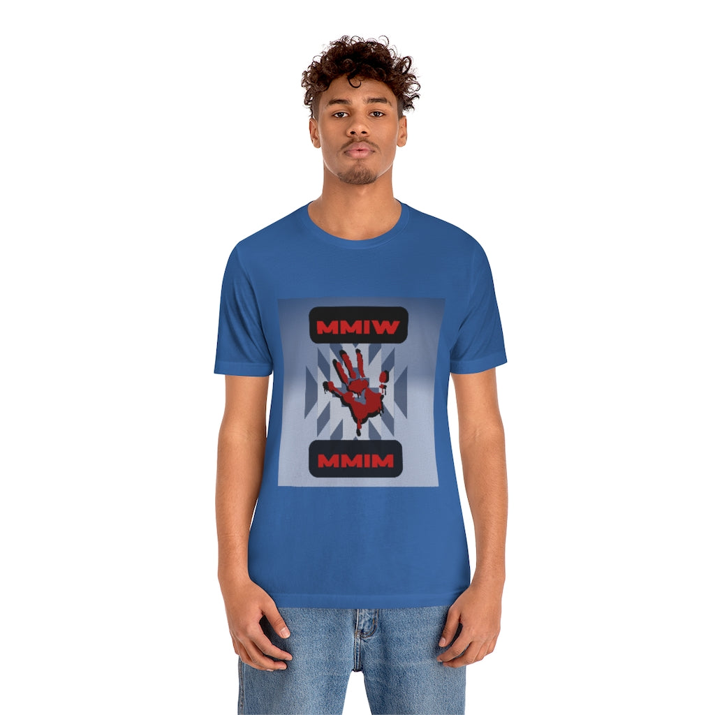 MMIM MMIW white/black/silver/gray/blue  Unisex Jersey Short Sleeve Tee