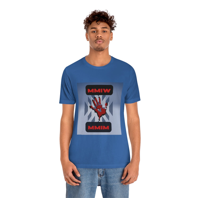 MMIM MMIW white/black/silver/gray/blue  Unisex Jersey Short Sleeve Tee