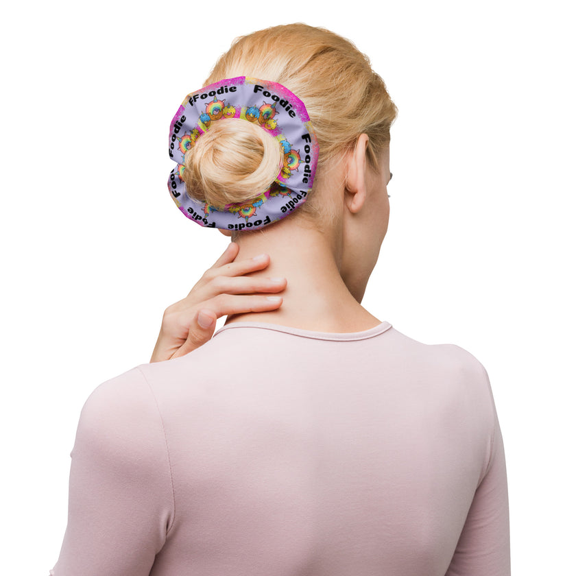Unicorn Donut Foodie! Hair Scrunchie