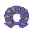 Mittens the Cat and her Taco Kid's Purple Scrunchie