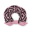 Native Bison Black with Pattern Pink Scrunchie