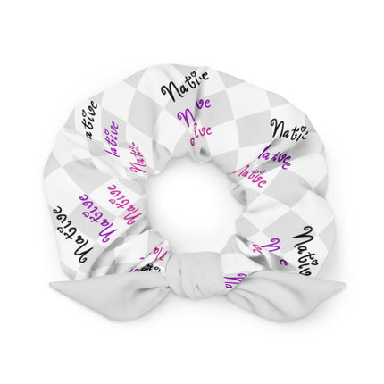 Native Native Native on Geometric Scrunchie