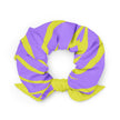 Purple and Yellow Hair Scrunchie
