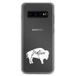Native Bison White Samsung Case