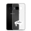 Native Bison White Samsung Case