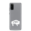 Native Bison White Samsung Case