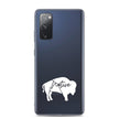 Native Bison White Samsung Case