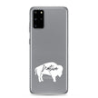 Native Bison White Samsung Case