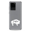 Native Bison White Samsung Case