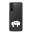 Native Bison White Samsung Case
