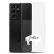 Native Bison White Samsung Case