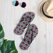 Native Pattern and Flower Flip-Flops