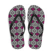Native Pattern and Flower Flip-Flops