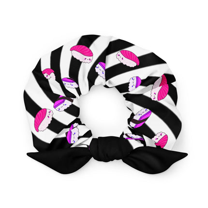Sushi Pink and Purple Scrunchie