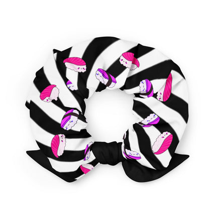 Sushi Pink and Purple Scrunchie