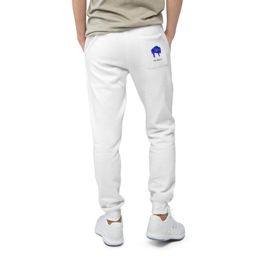 Native Bison Blue Unisex fleece Adult sweatpants