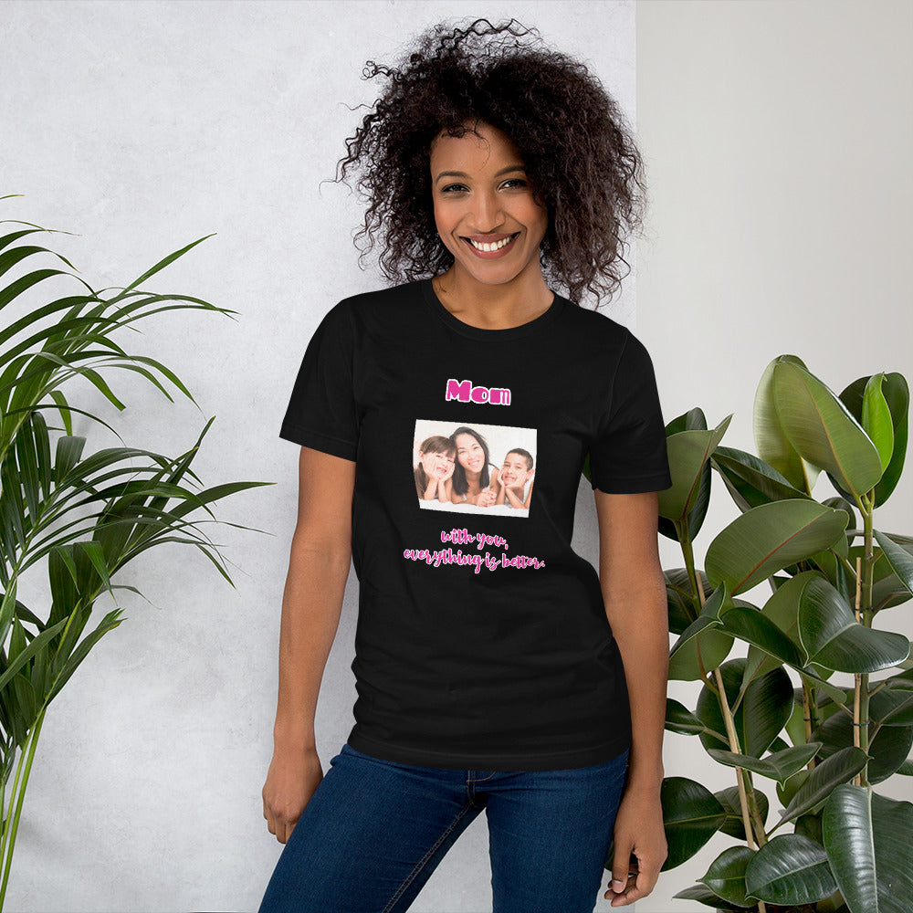Personalize Mother's Day Short-sleeve unisex t-shirt Lifestyle Collection