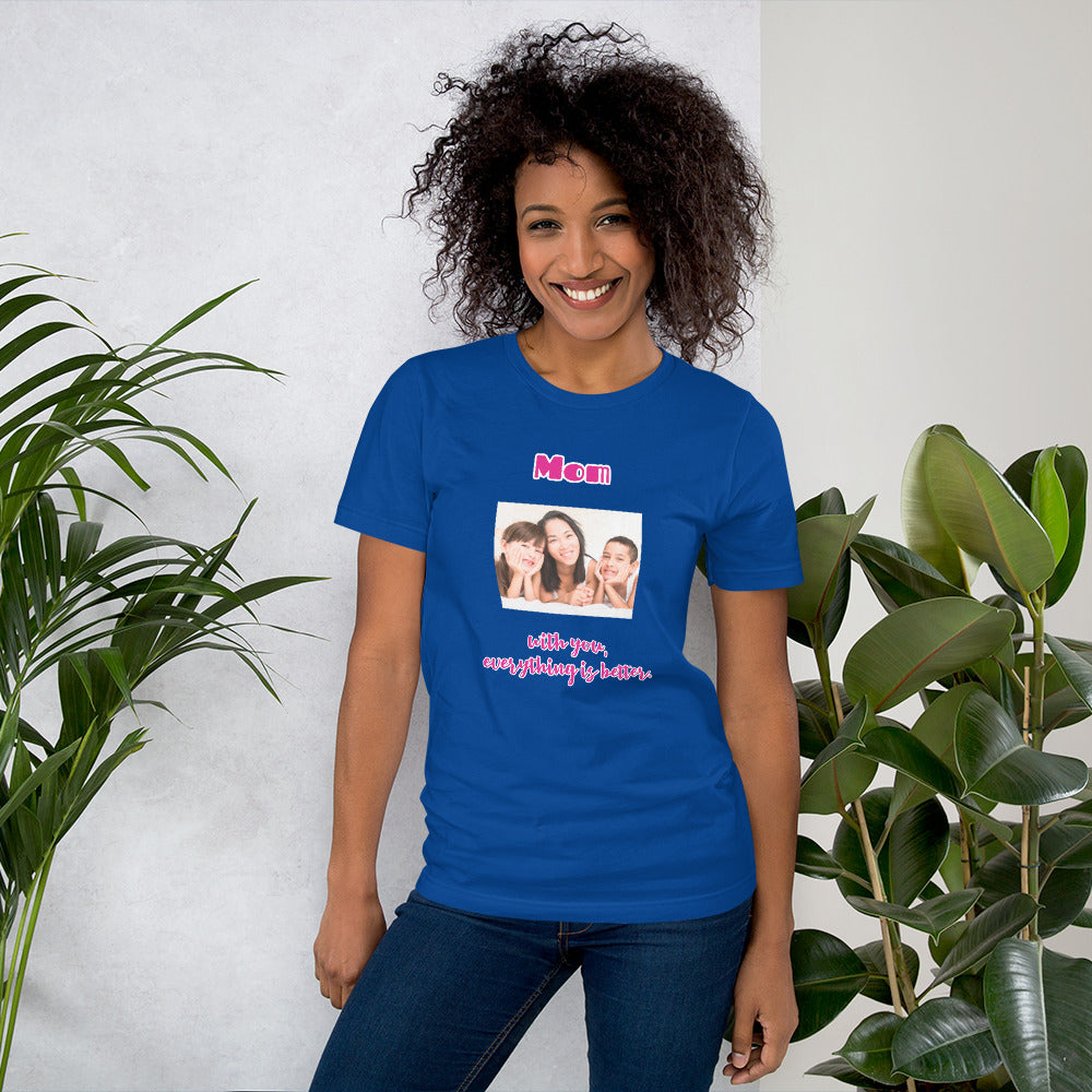 Personalize Mother's Day Short-sleeve unisex t-shirt Lifestyle Collection