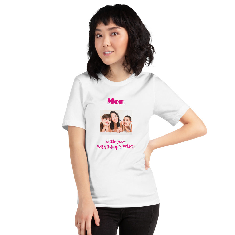 Personalize Mother's Day Short-sleeve unisex t-shirt Lifestyle Collection