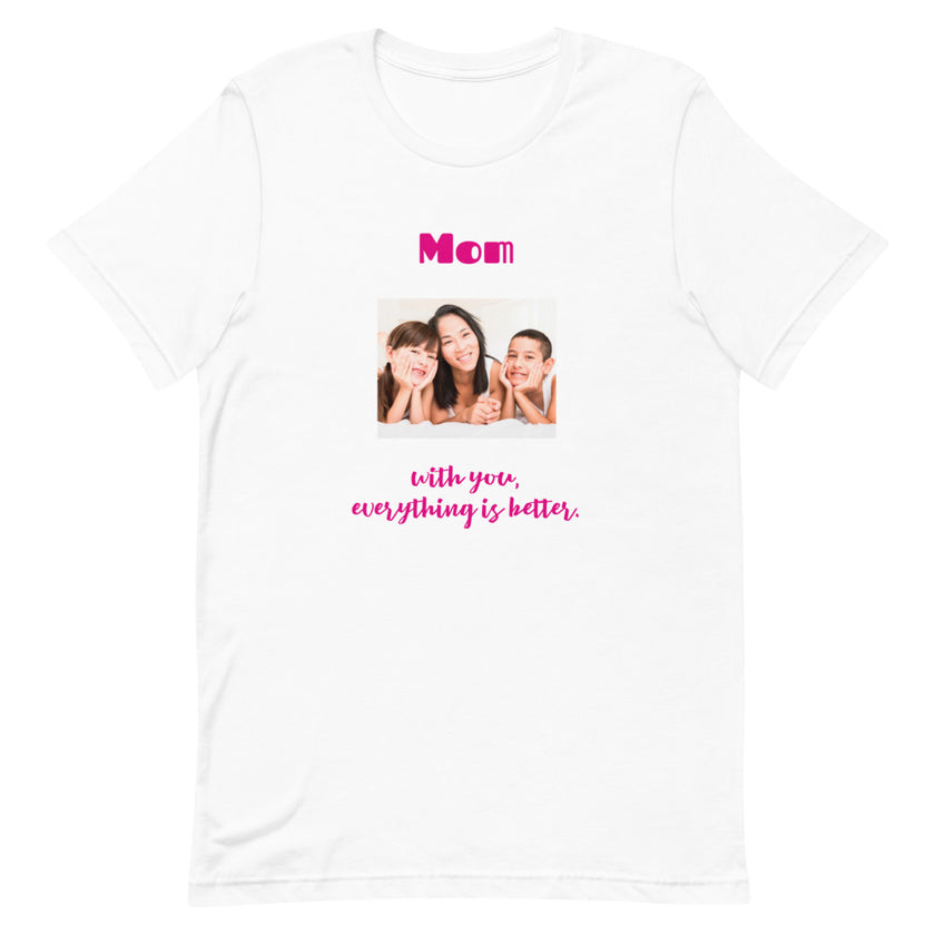 Personalize Mother's Day Short-sleeve unisex t-shirt Lifestyle Collection