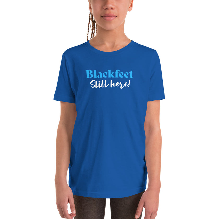 Your Tribe Still here Personalize it! Youth Short Sleeve T-Shirt